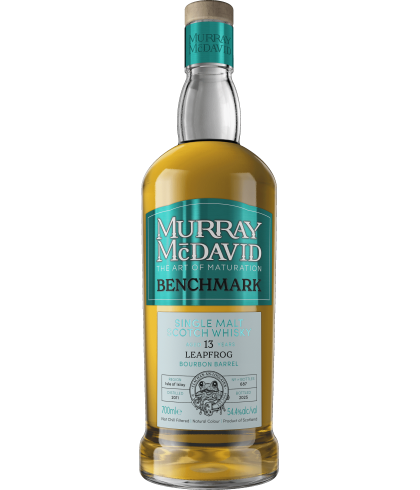 Fles Schotse whisky van bottelaar Murray McDavid, op voorraad bij slijterij t Bockje in Bathmen