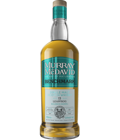 Fles Schotse whisky van bottelaar Murray McDavid, op voorraad bij slijterij t Bockje in Bathmen