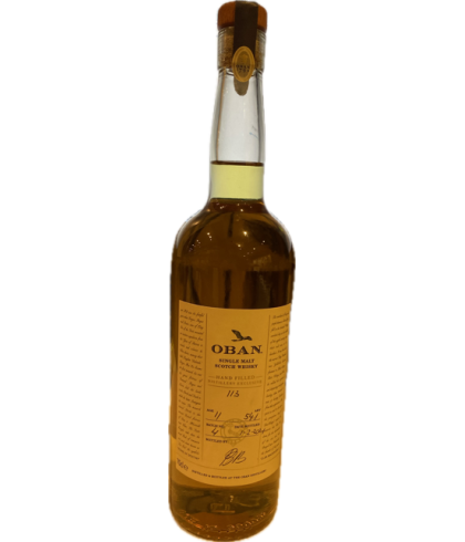 Fles Oban Distillery Exclusive Handfilled, Schotse Highland single malt uit Oban, op voorraad bij slijterij ’t Bockje in Bathmen