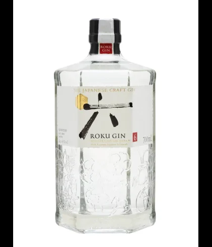 Fles Roku Gin, gin, op voorraad bij slijterij t Bockje in Bathmen