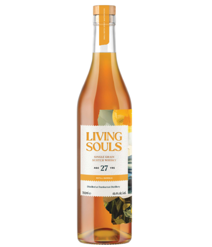 Fles Living Souls Dumbarton 27 Years Old, whisky, bij slijterij ’t Bockje in Bathmen