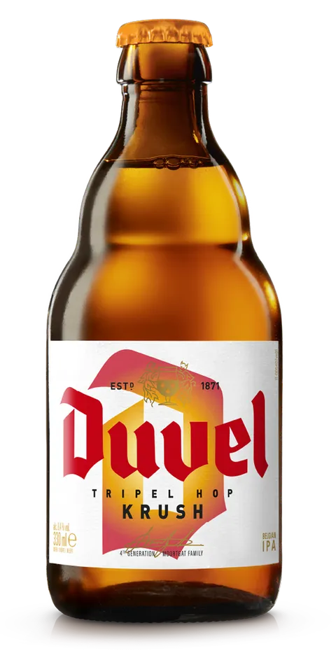 Fles Duvel Tripel Hop Krush, bier van Duvel, op voorraad bij slijterij t Bockje in Bathmen