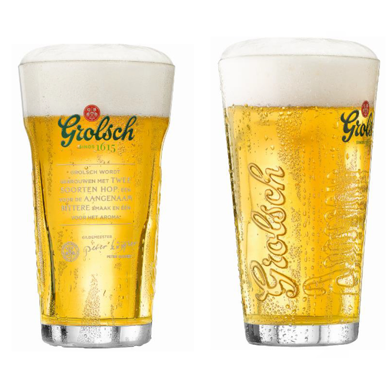 Glas Grolsch Glas Craft Stapelbaar van Grolsch, op voorraad bij slijterij ’t Bockje in Bathmen