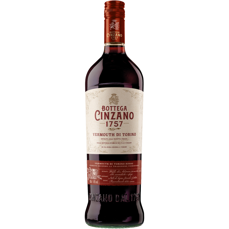 Vermouth Cinzano Bottega 1757 Vermouth di Torino Rosso van Cinzano, op voorraad bij slijterij ’t Bockje in Bathmen