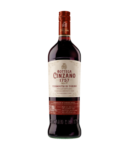 Cinzano Bottega 1757 Vermouth di Torino Rosso, op voorraad bij slijterij t Bockje in Bathmen