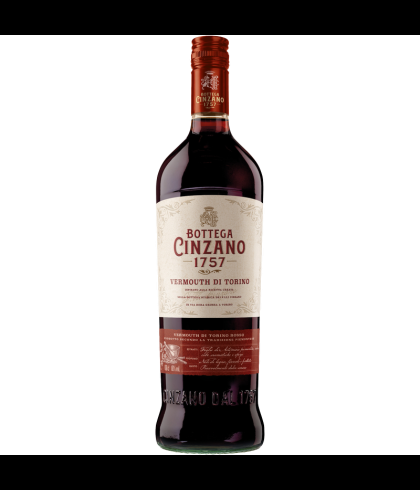 Cinzano Bottega 1757 Vermouth di Torino Rosso, op voorraad bij slijterij t Bockje in Bathmen