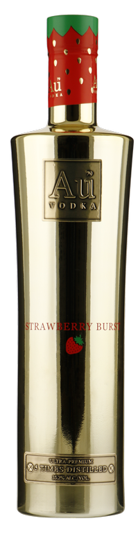 Wodka Au Vodka Strawberry Burst, bij slijterij ’t Bockje in Bathmen