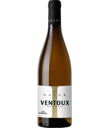 Fles Ogier Ventoux Blanc Les Berceaux, wijn op voorraad bij slijterij t Bockje in Bathmen