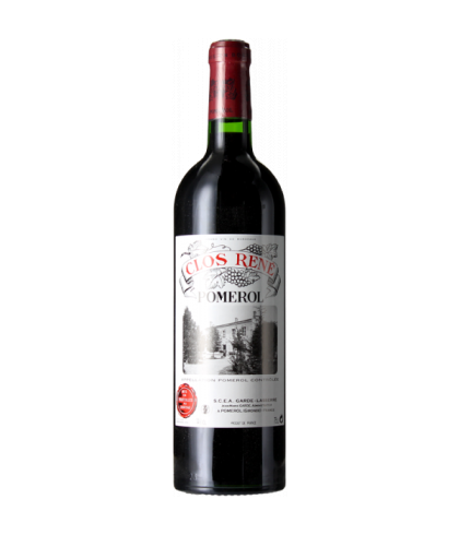 Fles Clos Rene Pomerol, wijn op voorraad bij slijterij t Bockje in Bathmen