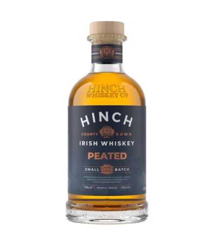 Fles Hinch Peated Small Batch, single malt whisky, op voorraad bij slijterij t Bockje in Bathmen