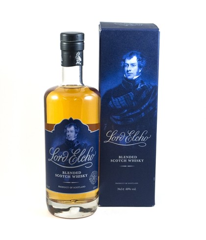 Fles Lord Elcho Blended Scotch Whisky, Schotse whisky gebotteld door Wemyss Malts, op voorraad bij slijterij t Bockje in Bathmen