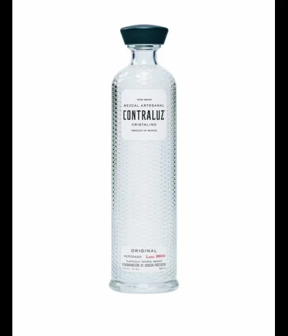 Tequila Contraluz Cristalino Mezcal van Contraluz, bij slijterij ’t Bockje in Bathmen