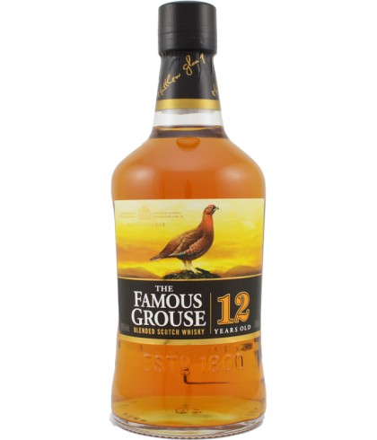 Fles The Famous Grouse 12 Years Old Gold Reserve, Schotse blended whisky, op voorraad bij slijterij t Bockje in Bathmen