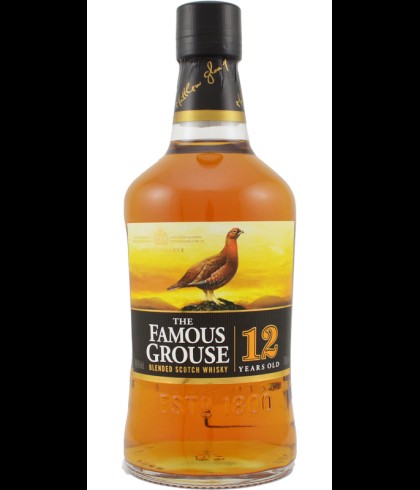 Fles The Famous Grouse 12 Years Old Gold Reserve, Schotse blended whisky, op voorraad bij slijterij t Bockje in Bathmen