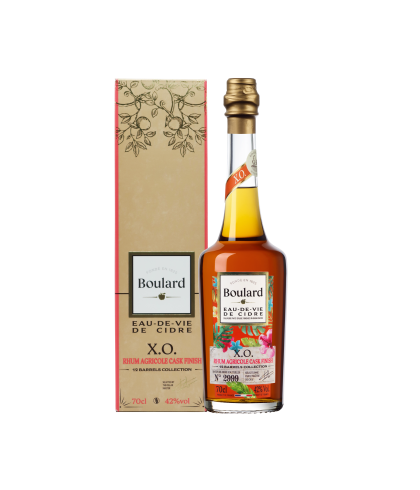 Boulard XO Calvados Rhum Cask Finish, op voorraad bij slijterij t Bockje in Bathmen