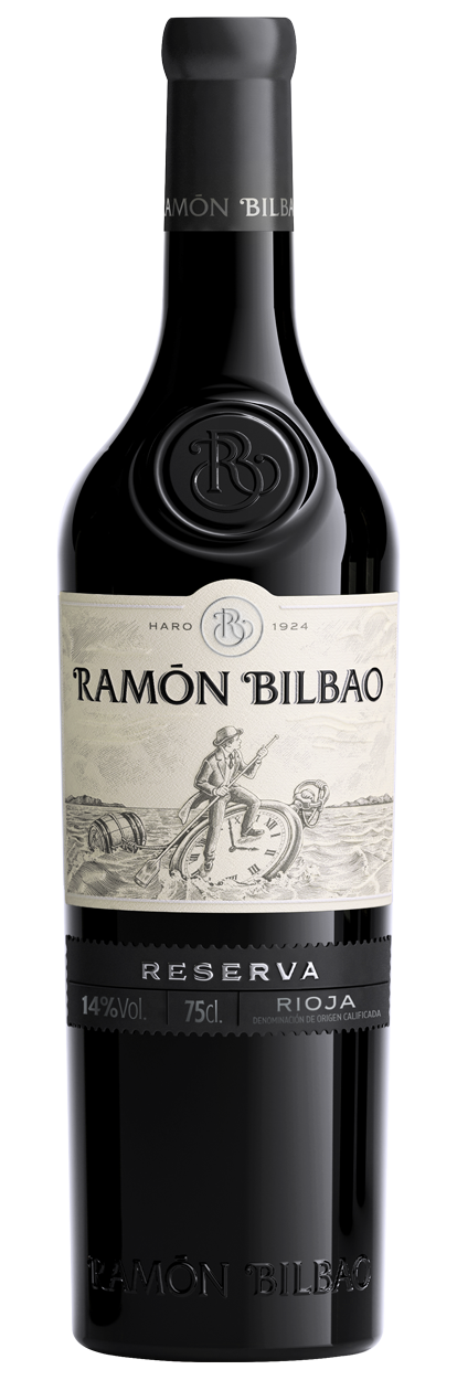 Fles Ramón Bilbao Rioja Reserva, wijn, op voorraad bij slijterij ’t Bockje in Bathmen
