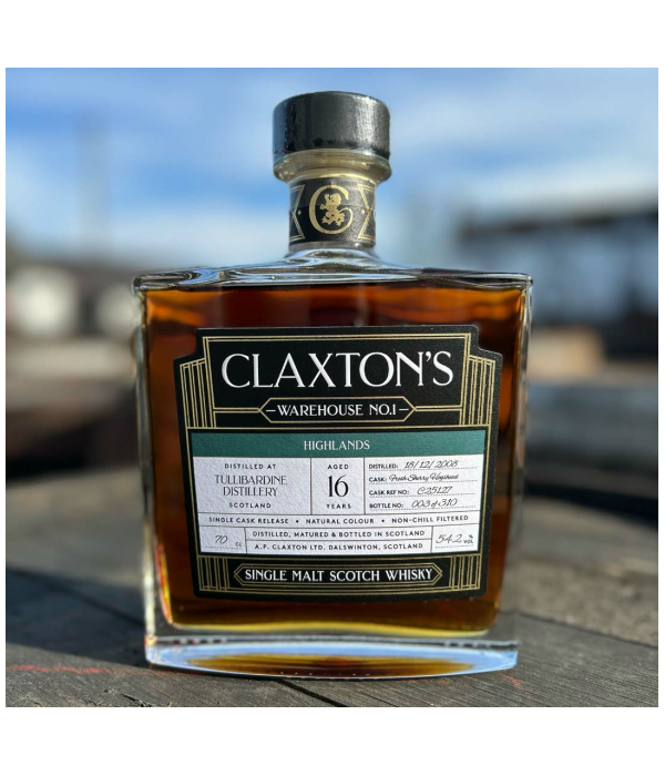 Claxton’s Warehouse No.1 Tullibardine 16 Years Old 2005 #C25127 bij t Bockje in Bathmen