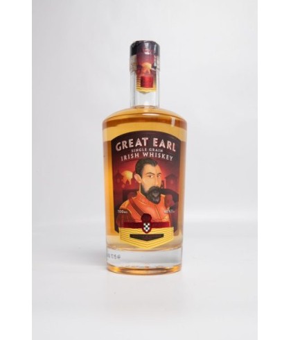 Fles Great Earl Irish Whiskey, whisky, op voorraad bij slijterij t Bockje in Bathmen