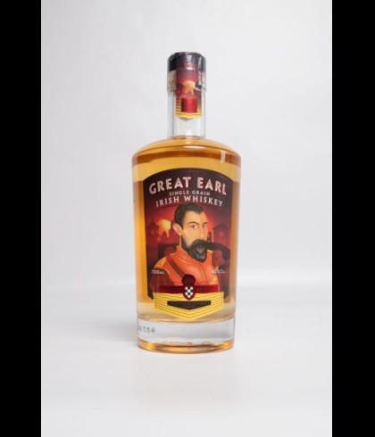 Fles Great Earl Irish Whiskey, whisky, op voorraad bij slijterij t Bockje in Bathmen