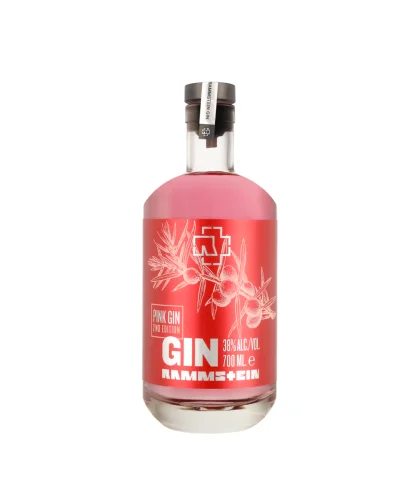 Fles Rammstein pink gin, gin, op voorraad bij slijterij ’t Bockje in Bathmen