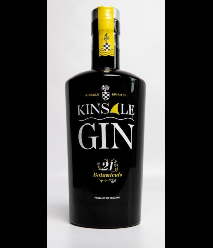 Fles Kinsale Gin, gin, op voorraad bij slijterij t Bockje in Bathmen
