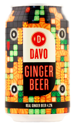 Fles Davo Real Gingerbeer, bier van Davo, op voorraad bij slijterij ’t Bockje in Bathmen