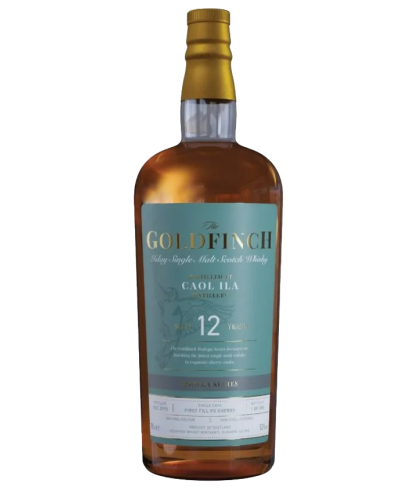 Fles Goldfinch Bodega Series Caol Ila 12 Years Old, single malt whisky, op voorraad bij slijterij t Bockje in Bathmen