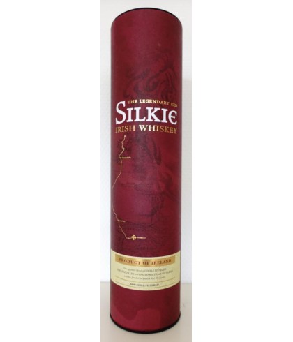 Fles Silkie The Legendary Red Irish Whiskey, whisky, op voorraad bij slijterij t Bockje in Bathmen