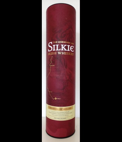 Fles Silkie The Legendary Red Irish Whiskey, whisky, op voorraad bij slijterij t Bockje in Bathmen