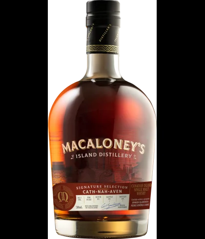 Fles Macaloney's Cath Na Haven Canadian Single Malt, whisky, op voorraad bij slijterij t Bockje in Bathmen
