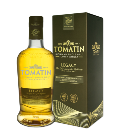 Fles Tomatin Legacy, Highland single malt whisky, op voorraad bij slijterij t Bockje in Bathmen
