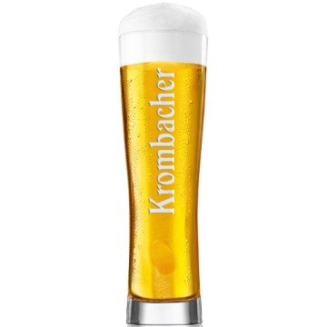 Krombacher bierglas 20cl.