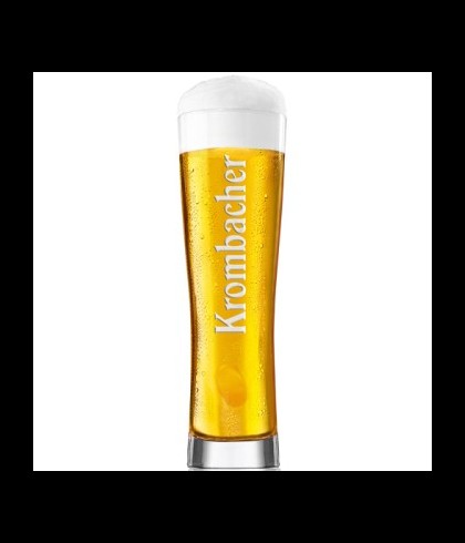 Krombacher Bierglas 20cl, glas bij t Bockje in Bathmen