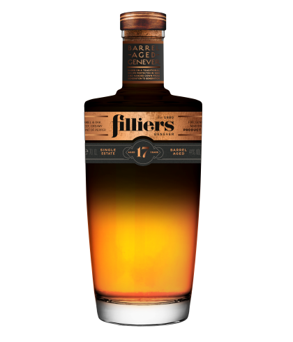 Filliers Barrel Aged Genever 17YO, jenever bij slijterij t Bockje in Bathmen