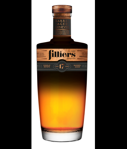 Filliers Barrel Aged Genever 17YO, jenever bij slijterij t Bockje in Bathmen
