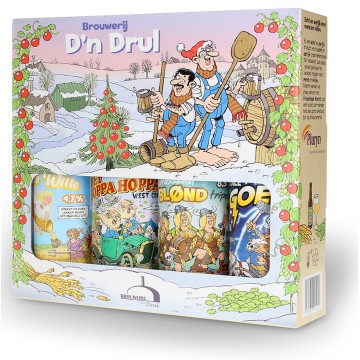 Brouwerij D'n Drul Kerst giftbox 4x33cl.