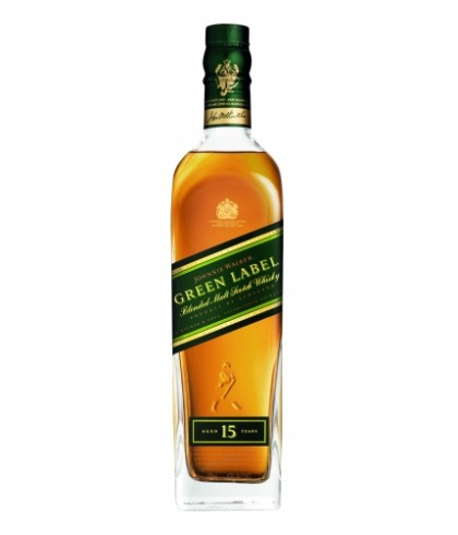 Fles blended Scotch van Johnnie Walker, op voorraad bij slijterij t Bockje in Bathmen