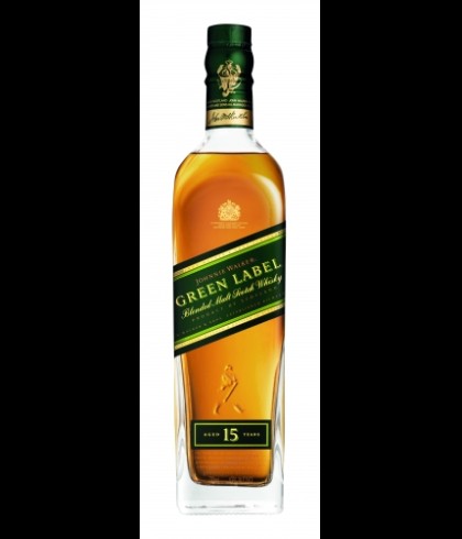 Fles blended Scotch van Johnnie Walker, op voorraad bij slijterij t Bockje in Bathmen