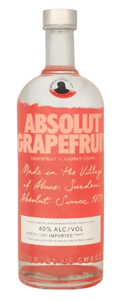 Wodka Absolut Grapefruit van Absolut, op voorraad bij slijterij ’t Bockje in Bathmen
