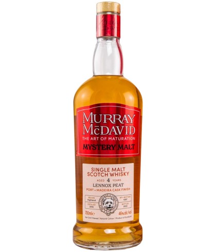 Fles Murray McDavid Lennox Peat 2018, whisky, op voorraad bij slijterij ’t Bockje in Bathmen