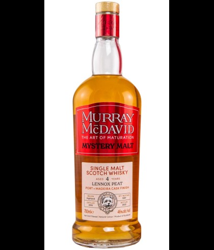 Fles Murray McDavid Lennox Peat 2018, whisky, op voorraad bij slijterij ’t Bockje in Bathmen