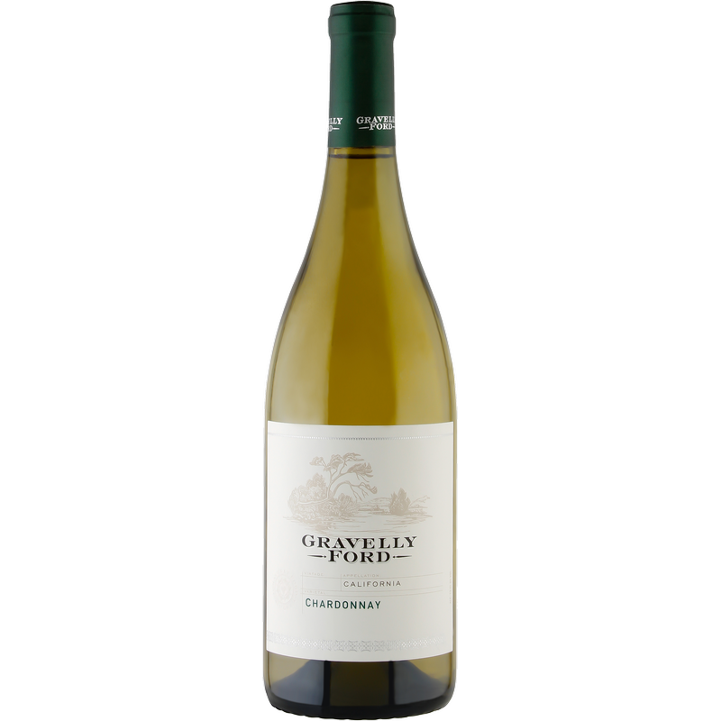 Fles Gravelly Ford Chardonnay, wijn, bij slijterij ’t Bockje in Bathmen