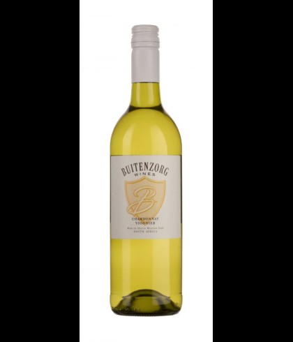 Fles Buitenzorg Chardonnay-Viognier, wijn, op voorraad bij slijterij t Bockje in Bathmen