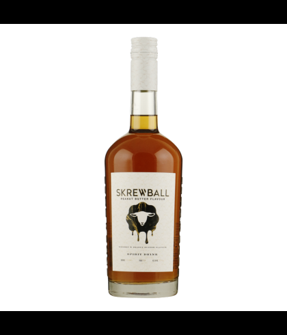 Likeur Skrewball Peanut Butter Whiskey, bij slijterij ’t Bockje in Bathmen