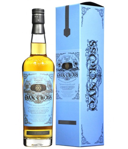Fles Compass Box Oak Cross, single malt whisky, op voorraad bij slijterij t Bockje in Bathmen