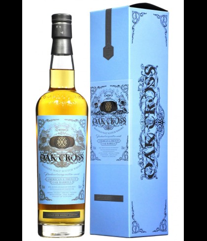 Fles Compass Box Oak Cross, single malt whisky, op voorraad bij slijterij t Bockje in Bathmen