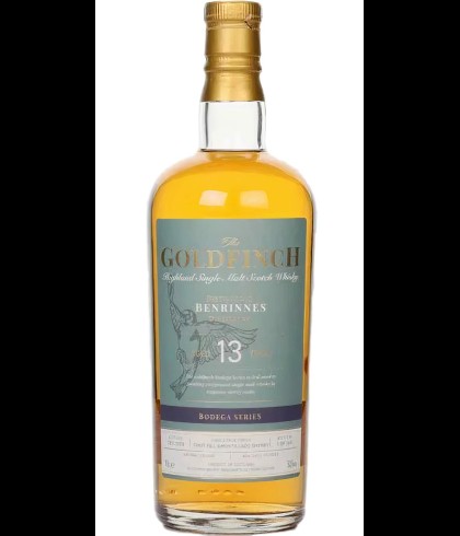 Fles Goldfinch Whisky Merchants Benrinnes 2008 Bodega Series, single malt whisky, op voorraad bij slijterij t Bockje in Bathmen