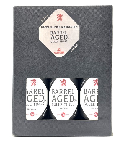 Geschenk Gulpener Barrel Aged Gulle Tienus Geschenkverpakking 3 flessen van Gulpener, bij slijterij ’t Bockje in Bathmen