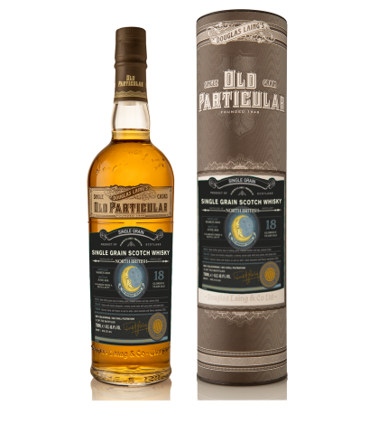Fles Old Particular North British 18 Years Old, Schots enkel vat van bottelaar Old Particular, op voorraad bij slijterij t Bockje in Bathmen