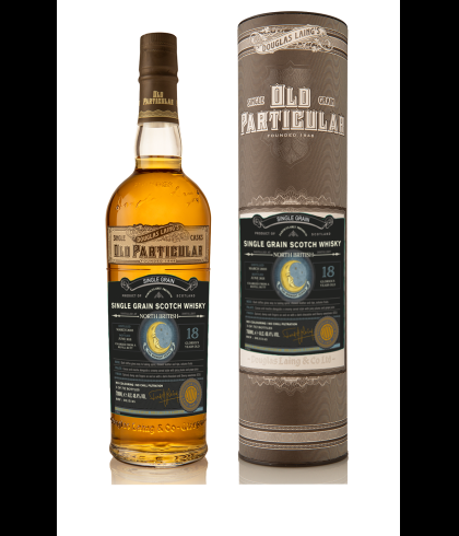 Fles Old Particular North British 18 Years Old, Schots enkel vat van bottelaar Old Particular, op voorraad bij slijterij t Bockje in Bathmen